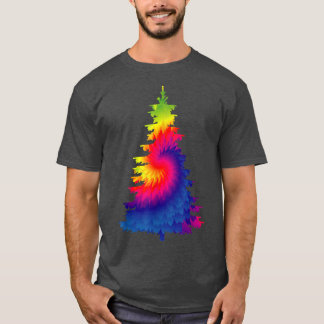 Tie Dye Julgran T Shirt