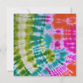 Tie Dye Julkort