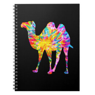 TIE DYE KAMEL ANTECKNINGSBOK