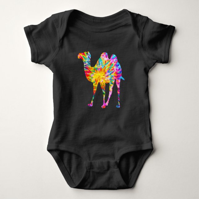 TIE DYE KAMEL T SHIRT (Framsida)
