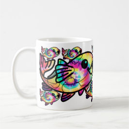 Tie Dye Koi Fisk Kaffemugg