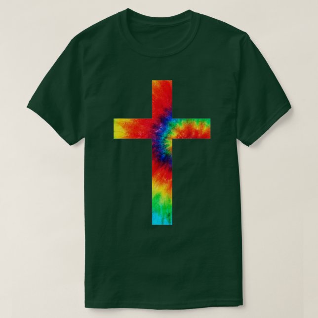 Tie Dye Kor Tie Dyed Religion T Shirt (Design framsida)