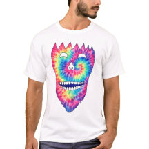 Tie-Dye Leende Dödskalle