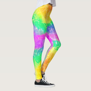 Tie Dye Leggings Multifärgade