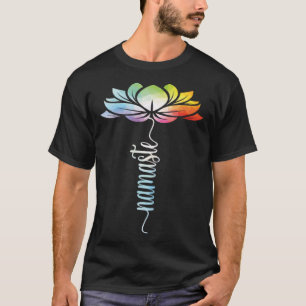 Tie Dye Lotus Flower Yoga Zen Meditation Namaste k T Shirt