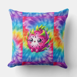 Tie-Dye Lycklig Dragon Fruit Kudde