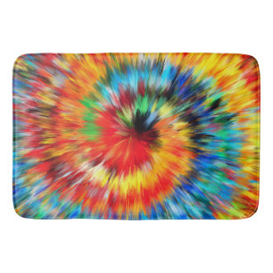 Tie Dye Mönster Bordstablett Badrumsmatta