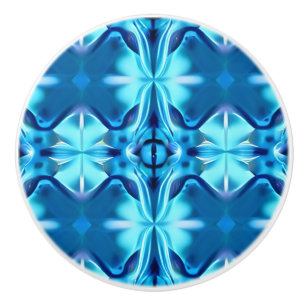 Tie Dye Mönster i Indigo och Ice Blue Knopp