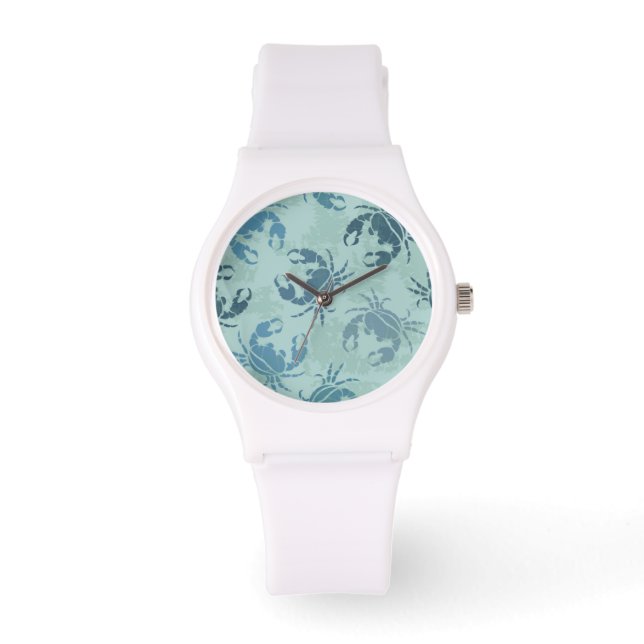 Tie Dye Mönster, krabbor Armbandsur (Framsida)