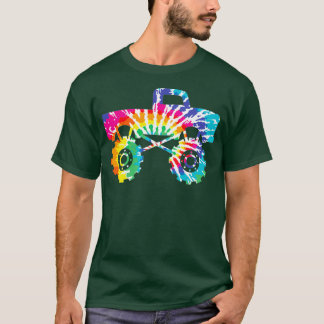 Tie Dye Monster Lastbil Extreme Mudding T Shirt