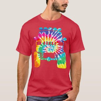 Tie Dye Monster Lastbil Front T Shirt
