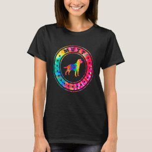 Tie Dye Mutt Hund Mamma Pappa Pet T Shirt