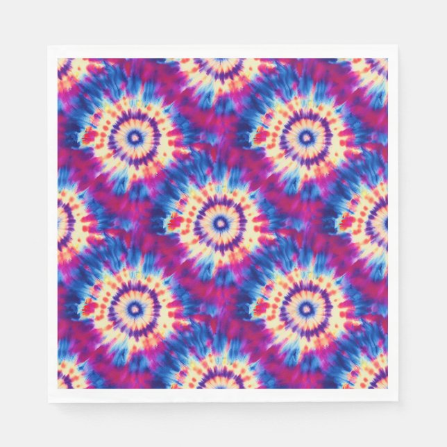 Tie-Dye Napkins Pappersservett (Framsidan)
