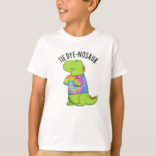 Tie-dye-nosaur Rolig Dinosaur Puns T Shirt