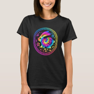 Tie Dye Nyår 2023 År Av Kanin Kinesiskt Nytt År T Shirt