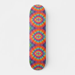 Tie Dye Ögon Skateboard Deck