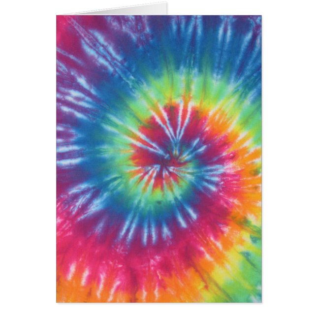 Tie Dye One Hälsningskort (Framsidan)