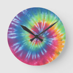 Tie Dye One Rund Klocka