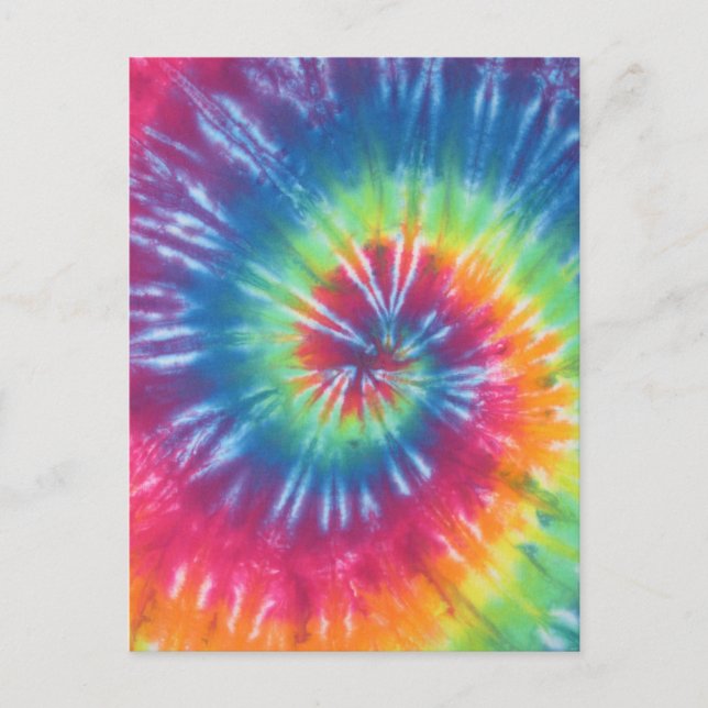 Tie Dye One Vykort (Framsida)