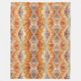 Tie Dye Organic Art Fleecefilt