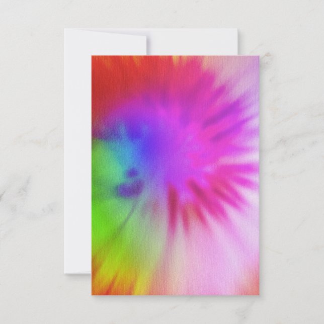 Tie Dye OSA kort (Framsida)