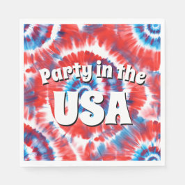 Tie-Dye Pappersservett