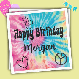 Tie Dye Party Pappersservett