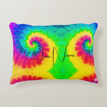 Tie Dye Personlig Dekorativ kudde HAMbyWG
