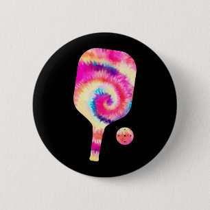 Tie Dye Pickle Boll Player-sport Knapp