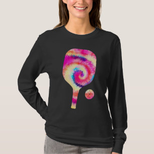 Tie Dye Pickle Boll Player-sport T Shirt