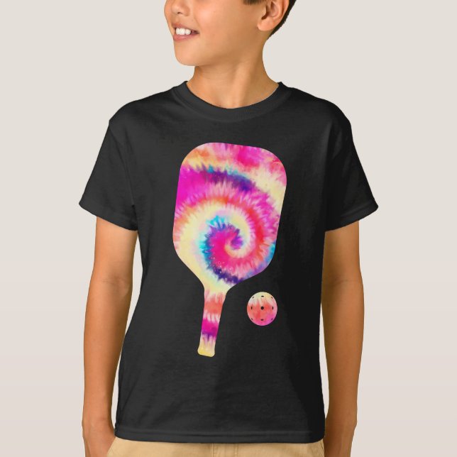 Tie Dye Pickle Boll Player-sport T Shirt (Framsida)