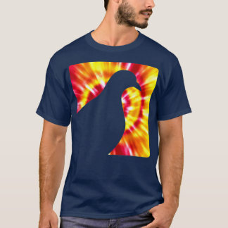 Tie Dye Pigeon för Pigeon Älskare T Shirt