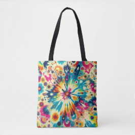 Tie Dye Pop Art Tygkasse