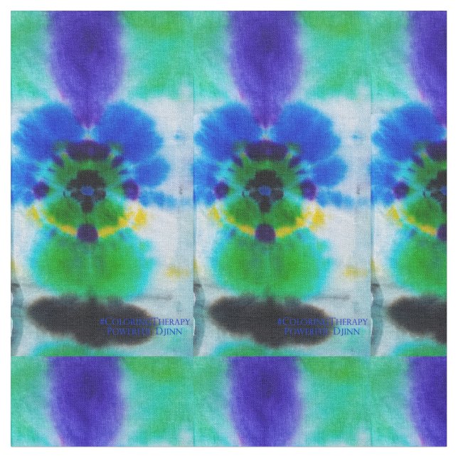 Tie-Dye Powerful Djinn-tyg Tyg (Närbild)