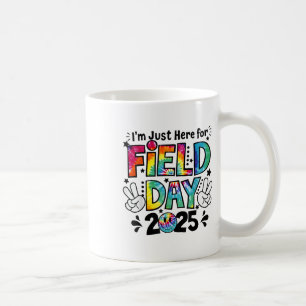 Tie Dye precis här för Fält Dag 2025 Fredstecken Kaffemugg