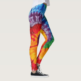 Tie Dye Psychedelic Mönster Leggings