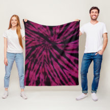 Tie-Dye Purple Pink Black Hippie Retro Pattern