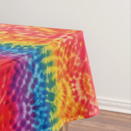 Tie Dye Rainbow Rand Tablecloth