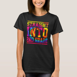 Tie Dye Rak in i andra Klass Back to school T Shirt