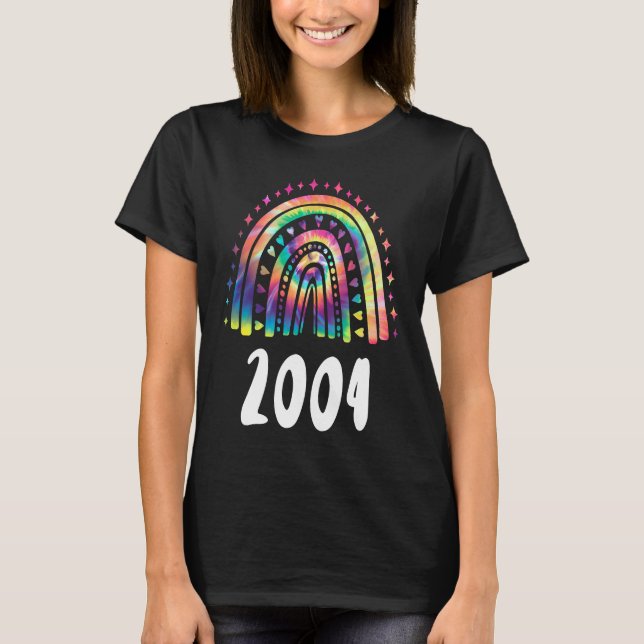 Tie Dye Regnbågsåret 2004 T Shirt (Framsida)