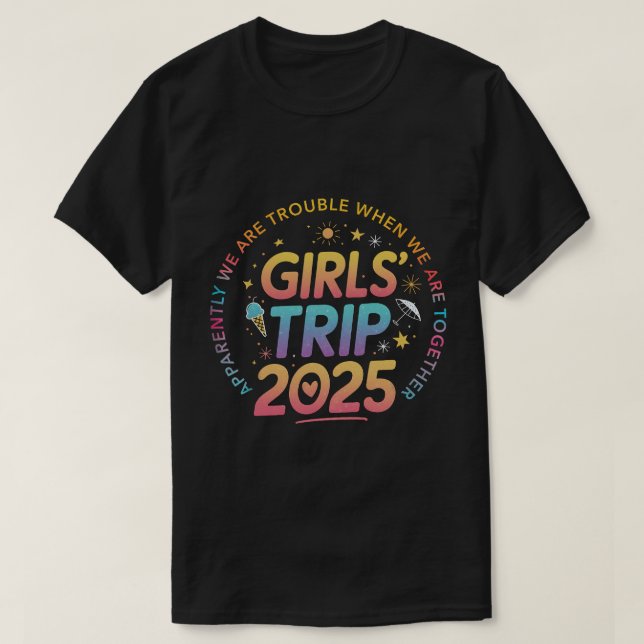 Tie Dye Resa 2025 - problem när vi är tillsammans T Shirt (Design framsida)