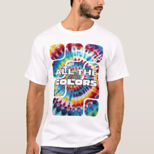 Tie-Dye Retro Funky Tider T Shirt
