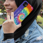Tie Dye Retro Monogram Colorful<br><div class="desc">Den här designen kan vara personlig i det område som tillhandahålls genom att ändra fotot och/eller text. Du kan också anpassa den genom att klicka på Anpassa den här mallen och sedan välja klicka för att anpassa ytterligare alternativ och ta bort eller ändra färg i bakgrunden, lägga till text, ändra...</div>