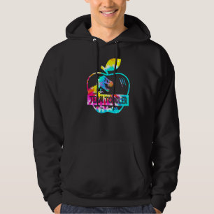 Tie Dye Rex Dinosaur Back to school Team Småbarn Hoodie