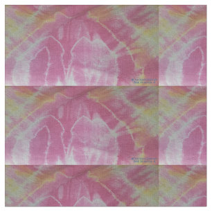 Tie-Dye Rosa Monster-väv Tyg