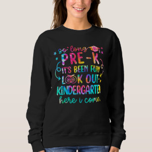 Tie Dye så länge Preschool tittar ut Kindergarten T Shirt