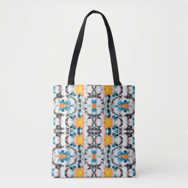 Tie Dye Seamless Pattern. Ethnic Abstract. Psyched Tygkasse (Framsida)
