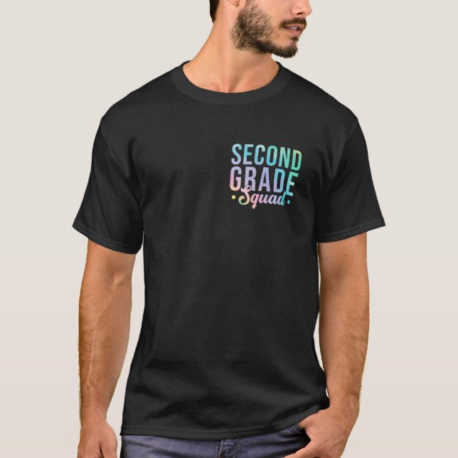 Tie Dye Second Klass Squad Pocket Tee Lacher Back (Framsida)