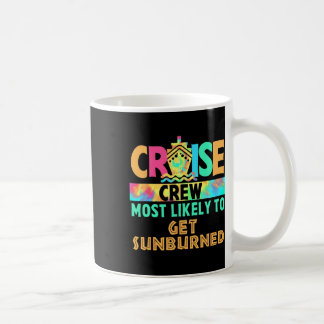 Tie Dye Semester Cruise Crew Mest Benägen Att Få S Kaffemugg