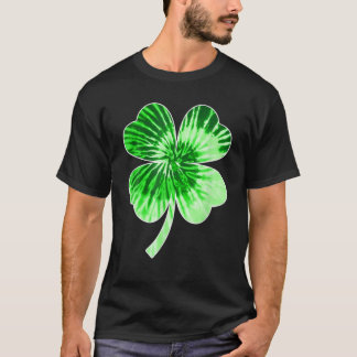 Tie Dye Shamrock St patricks day Funny Manar Women T Shirt